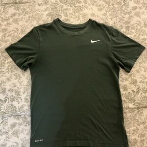 Nike Men's Dark Green Dri-FIT Tee